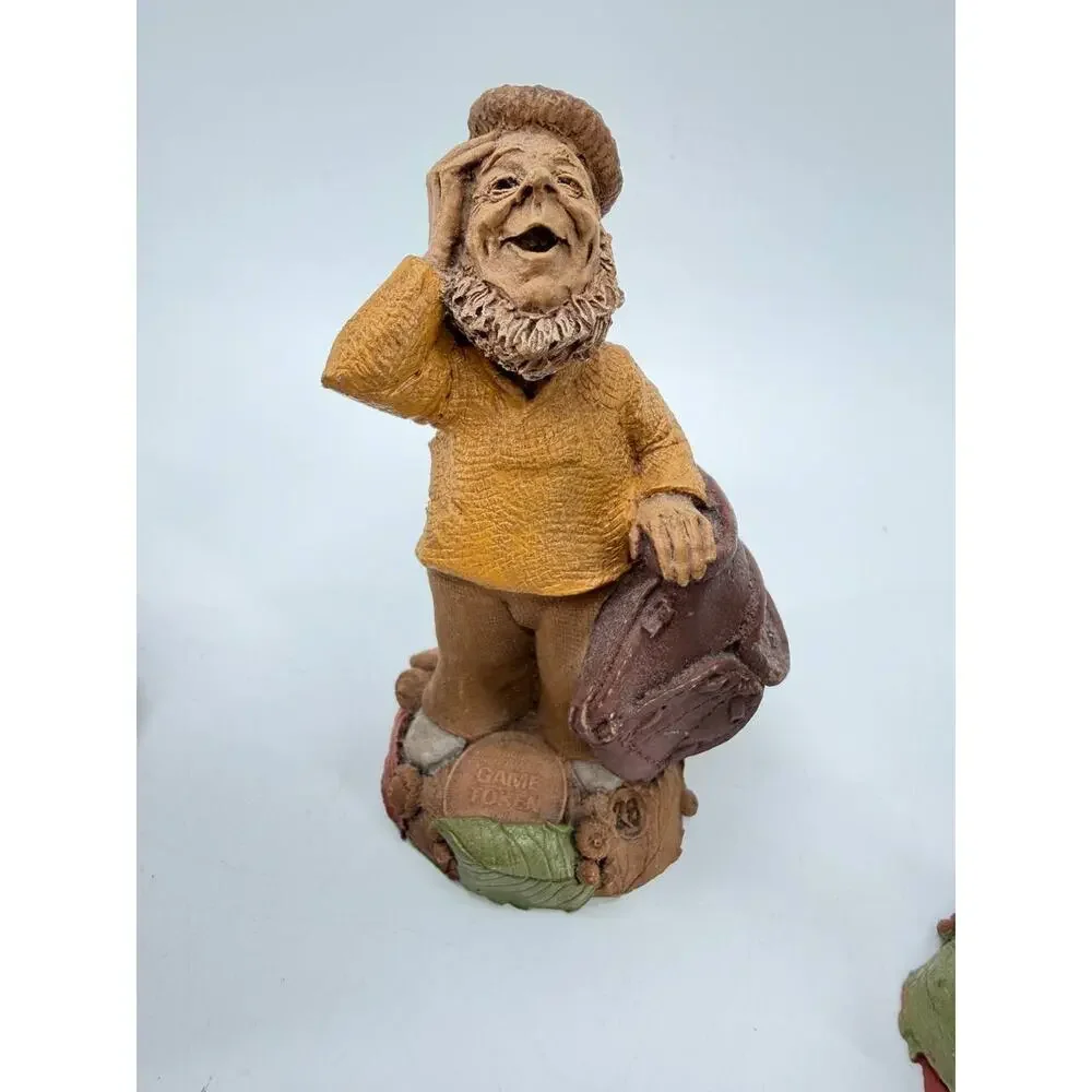 Vintage Tom Clark Cairn Studio Resin Gnome Figurines Set of 4